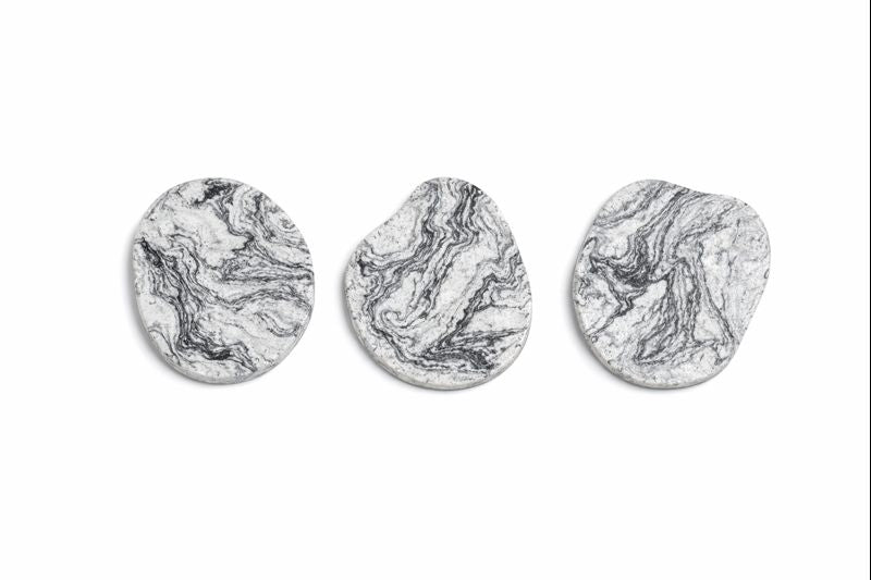 Organic Coaster | Set suporturi de pahar din beton