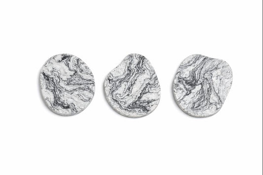 Organic Coaster | Set suporturi de pahar din beton